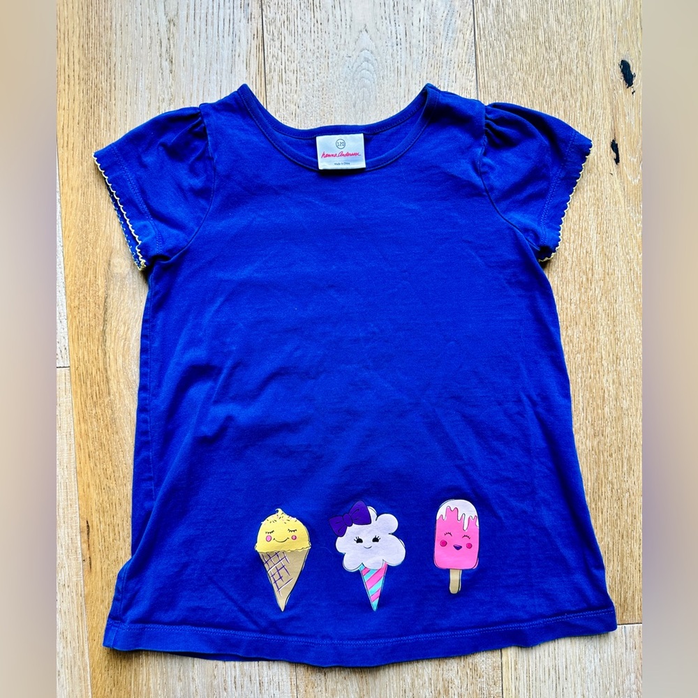 Hanna Andersson ice cream t-shirt